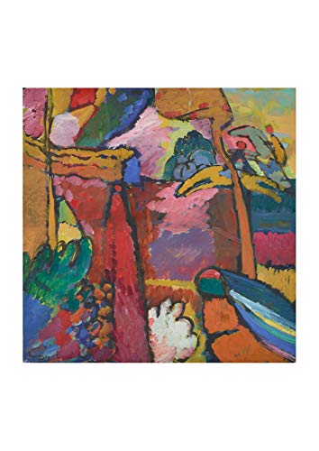 Tableau Kandinsky Study for Improvisation V encadré impression d'art mat de prestige grand format