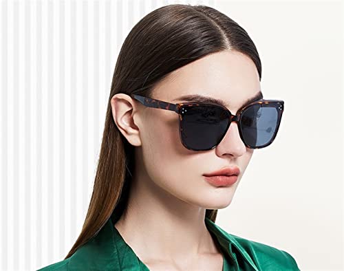 Folding Ultra-Light Polarized Sunglasses for Men and Women Portable Sunglasses (Color : D, Size : Medium)3