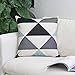 JOJUSIS Modern Geometric Throw Pillow Covers Linen Home Decor 18 x 18 inch Set of 4 Home