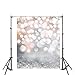 LB 3x5ft Hazy bubble Vinyl Photography Backdrop Customized Newborn Baby Birthday Photo Background Studio Prop DZ51 (Folded)