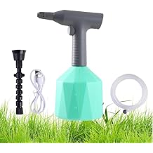 Electric Spray Bottle, 1L Automatic Plant Mister with 8.2ft Water Pipe, Handheld Rechargeable Battery Powered Sprayer, Lawn & Garden Fertilizer Sprayer, Plant Mister, Watering Can