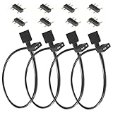 SKZIRI ARGB Extension Cable 4PCS Set, 5V 3-Pin Addressable RGB Female to Female Cable for PC Fans, LED Lights