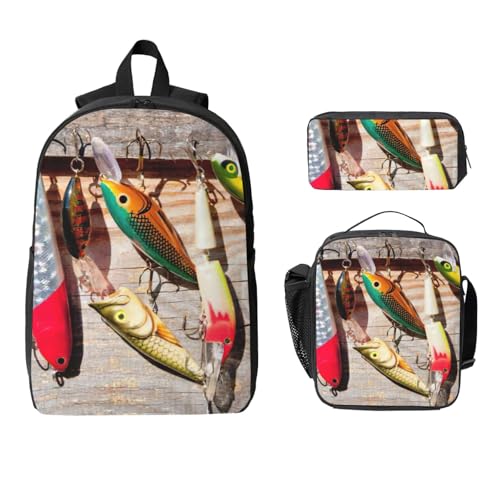 Sac à dos pêche 3-en-1 avec compartiment repas pour transporter ses cours - 2