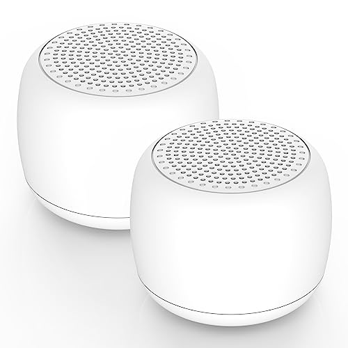 Image of Babelio White Noise Sound Machine for Adults Kids Baby, Mini, 15 Non-looping Sounds, Timer, Memory Function, Easy to Pocket and Travel White 2 Pack