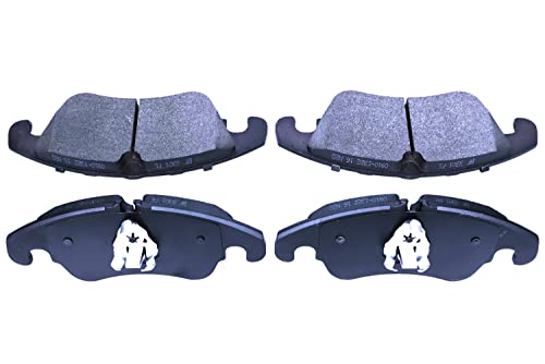 Image of D1322 Ceramic Front Brake Pad Replacement For 2009-11 Audi A4, 2008-11 A5, 2013 A6, 2010-11S4, 2009-17 Q5
