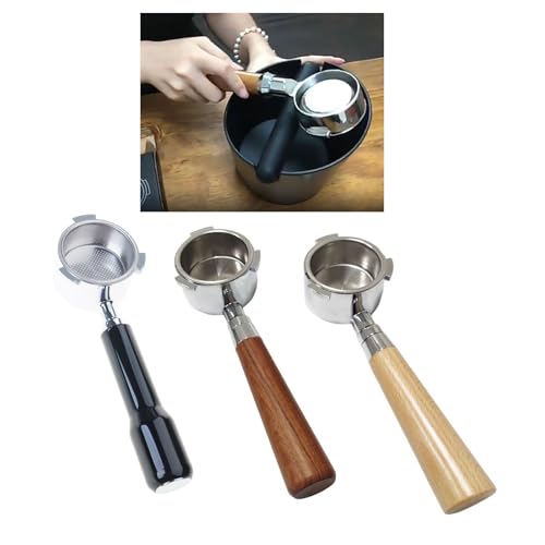 Premium 51mm Coffee Filter Holder for EC680 EC685 EC221 ECO31 EC200 with Detachable Wooden Handle - Image 2
