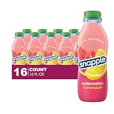 Snapple 16-Pack of Watermelon Lemonade All Natural Juice Drink Gluten Free 16.0 fl oz Plastic Bottle