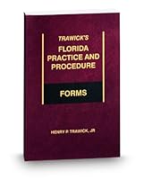 Trawicks Florida Practice & Procedure Forms, 2010 ed. 0314910808 Book Cover