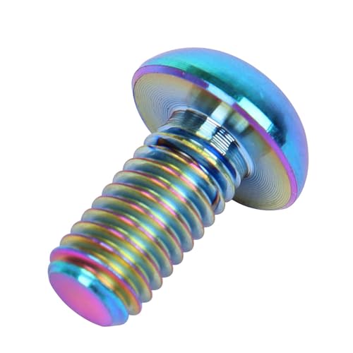 Image of 6PCS Titanium Bike Screw M5x10mm Bicycle Disc Brakes Rotor Bolts Torx T25 Head (Colorful)
