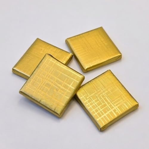 Madlen Schokolade 4x4cm | Traditionelle Kultur | Kiz Isteme | Verlobung GOLD - 1 Kg (ca. 140-145 Stück) (Gold Volle Größe)