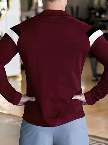Image of Noble Monk Men's Active wear Regular Fit T Shirt |Full Sleeves |Casual T-Shirt for Men