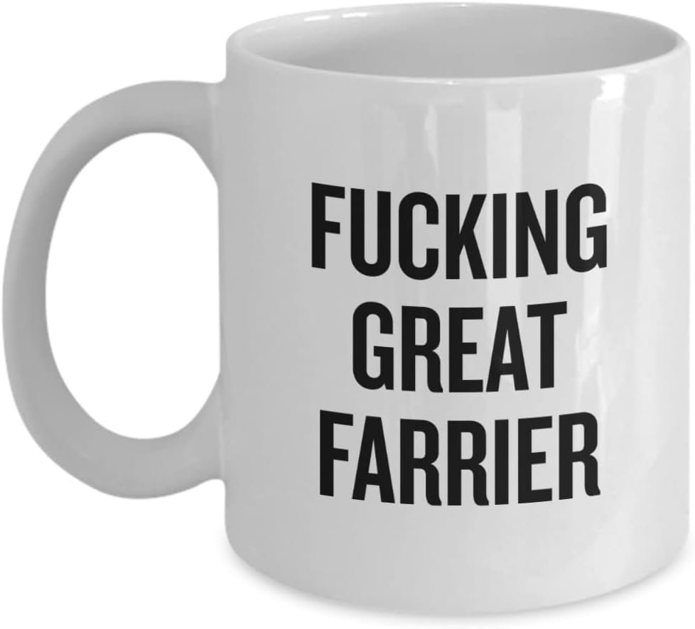 Farrier Gift Farrier Mug Funny Farrier Present Fucking Great Farrier