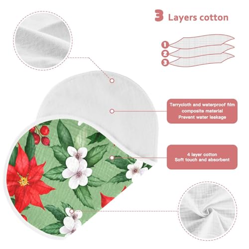 Berry Chartreuse Baby Burp Cloths Absorbent Cotton Burp Cloths Rags Burping Clothes for Babies Burp Cloth Baby Bibs Washcloths for 22x11IN Newborn Baby Essentials,2 Pack3