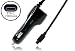 Produktbild Burkley USB TYP-C KFZ-Ladekabel geeignet für Samsung Galaxy A3 2017 Auto Ladegerät für PKW/LKW (USB-C/Status LED/ca.1m / 12V - 24V / 2700mA) schwarz