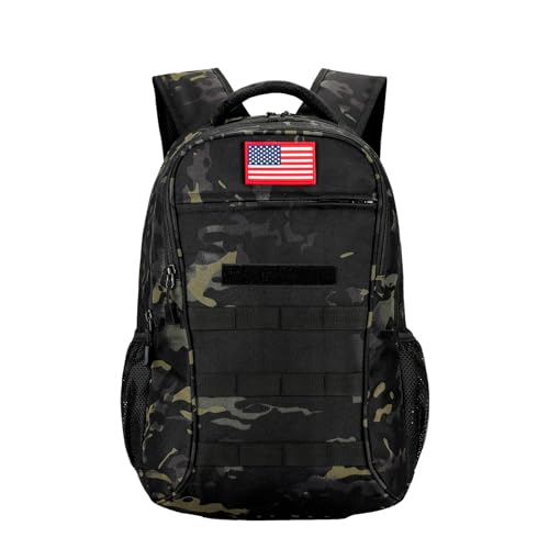 outdoor plus 30L Tactical Camo Boys Backpack for School,Military,USB Port