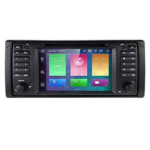hizpo Android 10 Car Navigation Stereo Radio RAM 4GB + ROM 64GB 7 Inch Touch Screen Fit for BMW BMW 5 Series E39 BMW X5 E53 BMW 7 Series E38 BMW M5 Support Mirror-Link Bluetooth Wi-Fi 4G