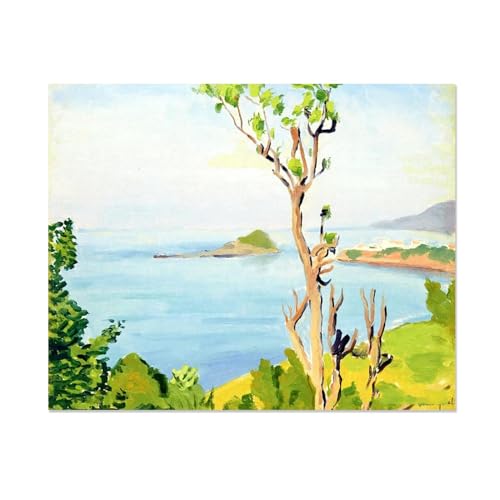 Impression sur toile L'Arbre Corniche de Bougie reproduction tableau huile 80x95