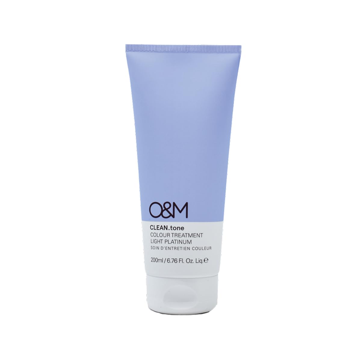 O&M CLEAN.tone Light Platinum (200ml) – Farbauffrischende Haarkur für sehr hellblondes Haar – Neutralisiert Gelbstich & pflegt – Ohne Sulfate & Silikone – PETA-zertifiziert, vegan, Made in Australia