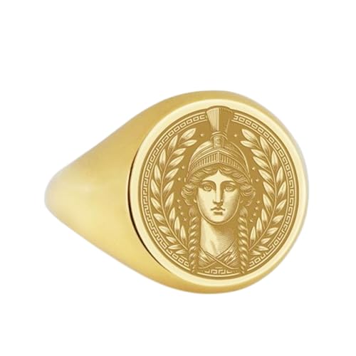 Bague Athéna chevalière ronde pour parfaire votre look élégant en soirée