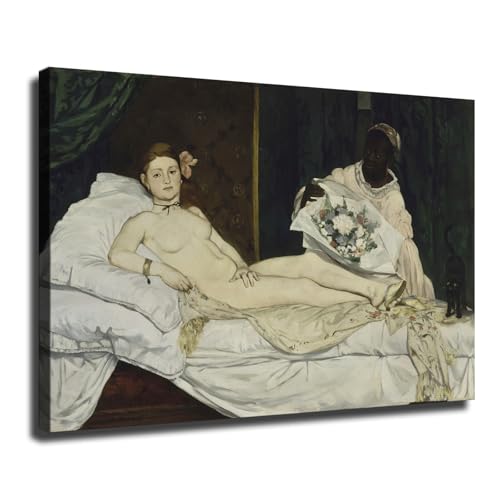 Olympia By Édouard Manet Poster Wall Art for Living Room
