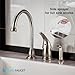 Dura Faucet DF-NMK301-SN RV Gooseneck Kitchen Sink Faucet with Matching Side Sprayer (Brushed Satin Nickel)