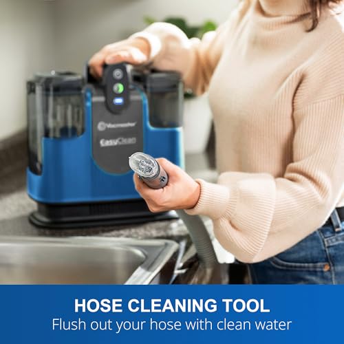 Vacmaster Kabelloser Waschsauger Teppichreiniger Fleckenreiniger für Teppiche, Vorleger, Polster, Treppen und Autos Nass-Trocken-Sauger Starke Saugkraft Wasser Waschen Dekontamination 15Kpa 24V