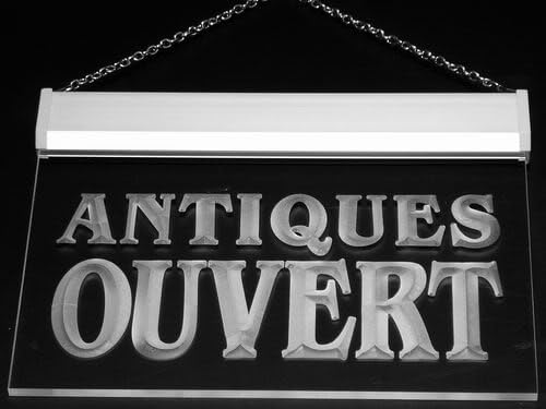 ADVPRO j199-b Ouvert Antiques Shop Lure Bar Neon Light Sign