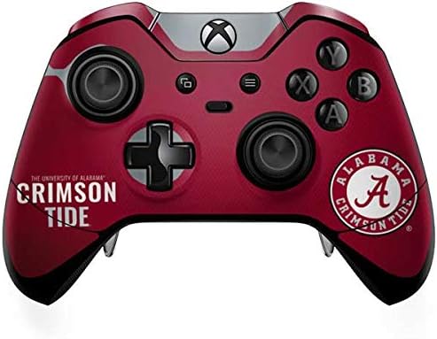 Skinit Decal Gaming Skin Compatible with Xbox One Elite Controller - Officially Licensed College Alabama Crimson Pride Design