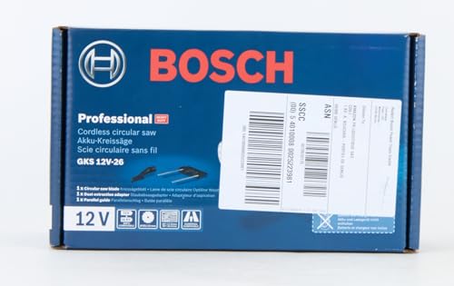 Bosch Serra circular GKS 12V-26 1400 RPM Sem bateria
