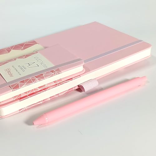 Image of Kitabby VIVID Notes Combo A5 & A7 Notebook - Baby Pink