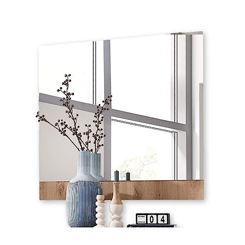 FUN Wandspiegel in Artisan Eiche Optik - Vielseitig einsetzbarer Spiegel für Flur & Garderobe - 84 x 84 x 2 cm (B/H/T) FUN Wandspiegel in Artisan Eiche Optik - Vielseitig einsetzbarer Spiegel für Flur & Garderobe - 84 x 84 x 2 cm (B/H/T)
