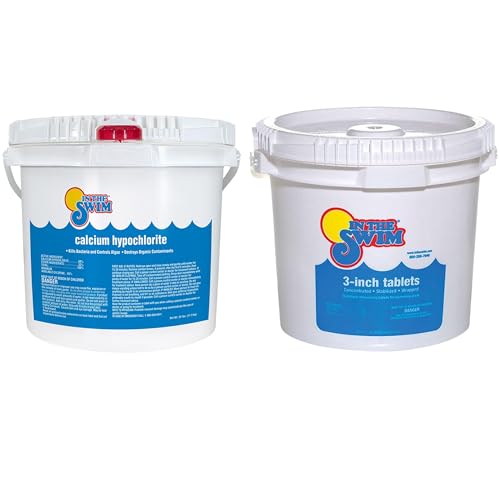 Image of In The Swim Cal-Hypo Pool Shock and Chlorine Tablets Large Bundle #2