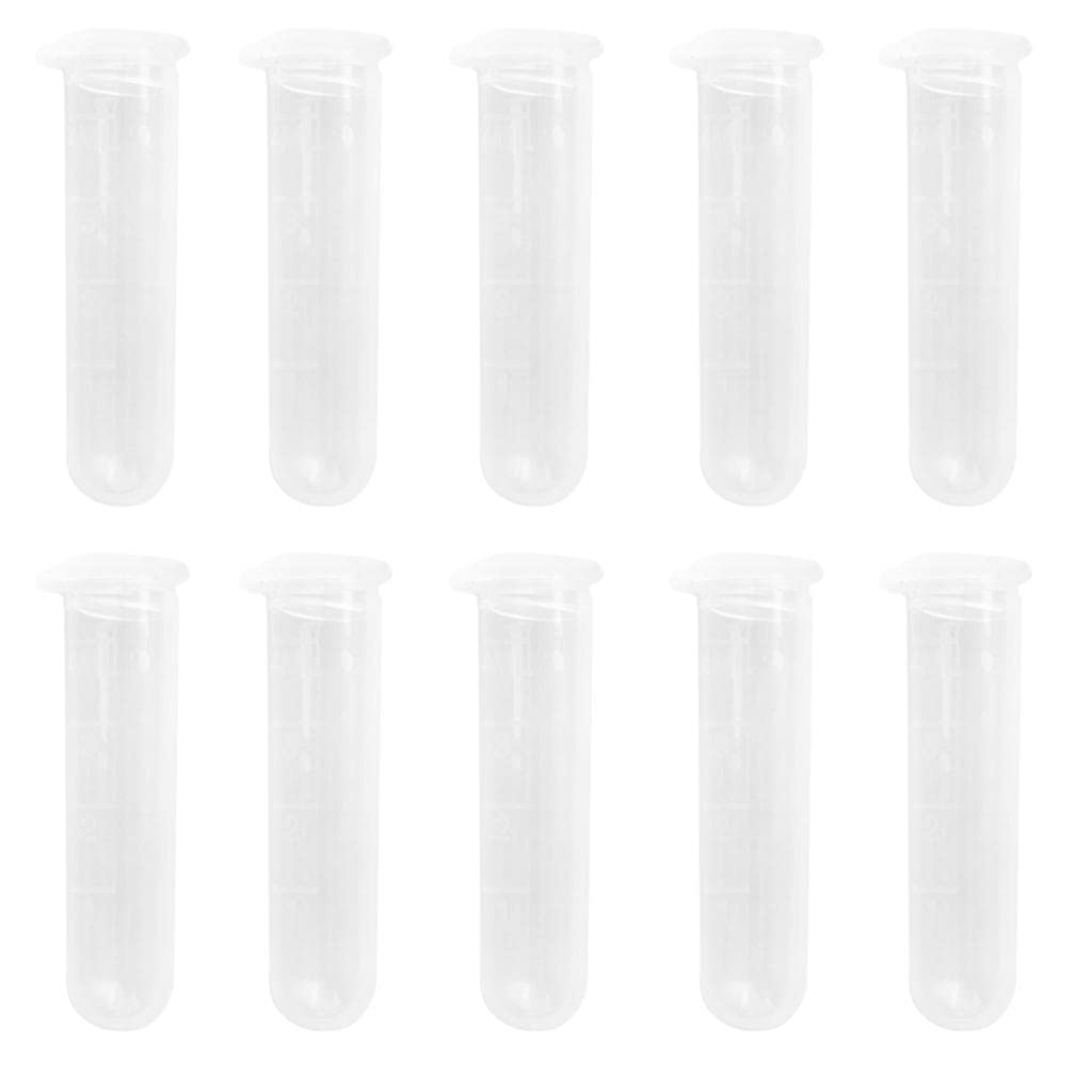 Bcowtte 100 pezzi 50 Ml plastica centrifuga tubo tubo fiala laboratorio test contenitore