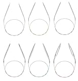 Circular Knitting Needles Set Round Metal Circle Blankets 32 Inch Size 15 11 9 7 4 1.5