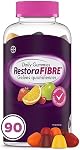 RestoraLAX RestoraFIBRE Gummies quotidiennes de fibres prébiotiques - Suppléments pour les hommes et les femmes, Inuline naturellement source, favorise la régularité et soutient le système digestif sain, doux soulagement de la constipation pour les adultes, 90 Nombre