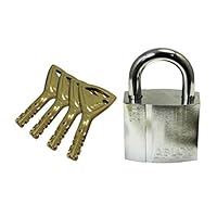 Amazon | ハイロジック ABLOY 南京錠 パッドロック PL330N/25 | 補助錠