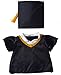 Graduation Cap & Gown Outfit Teddy Bear Clothes Fits Most 14