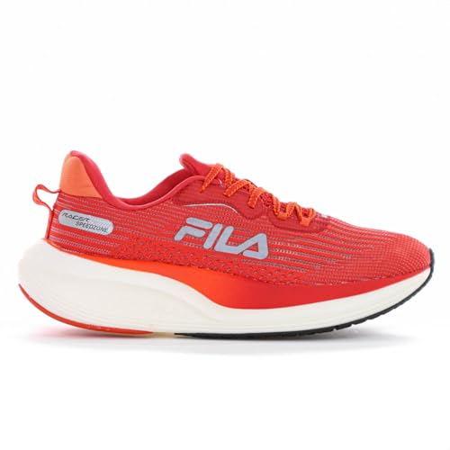 Tênis Fila Racer Speedzone Vermelho Laranja e Prata - Masculino - 39 - Vermelho