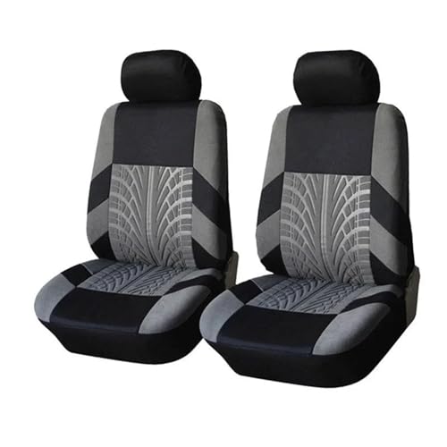 Housses de siège auto pour Fiat Panda : kit de protection universel gris avant