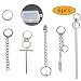 Integrity.1 Pendientes BTS, 6 Piezas Kit de Pendientes de Cadena,Pendientes de Cadena...
