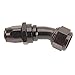 Fragola Performance Systems 223015-BL #16 Fem X #12 Hose 30 Deg Ucing Hose End Black