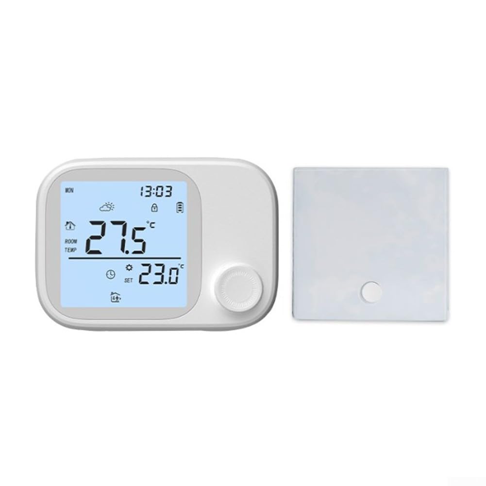 Smart WLAN Thermostat für Tuya App Steuerung(NO WiFi) | für tuya für Smart für Life App, 2.4GHz WiFi, Fernsteuerung, Zeitpläne erstellen, Geräte teilen, für ios Android