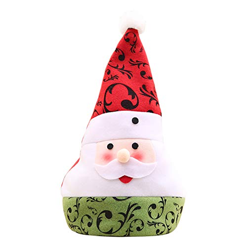 Preisvergleich Produktbild Outflower. Weihnachtsmützen - Weihnachtsschmuck Dreidimensionale Weihnachtsmützen Weihnachtskreative kleine Ornamente Weihnachtsspielzeug38X28cm