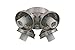 Monte Carlo H4BS-L Brushed Steel 4-Light Fitter