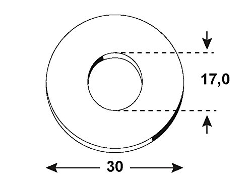 CONNEX KL4190017 Plain washers galv. 125 17mm, 17 x 30 mm - Image 2