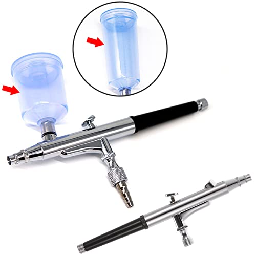 Caneta Aerógrafo Dupla Ação Lorben Profissional 0,35mm Metálico 2 Cubas