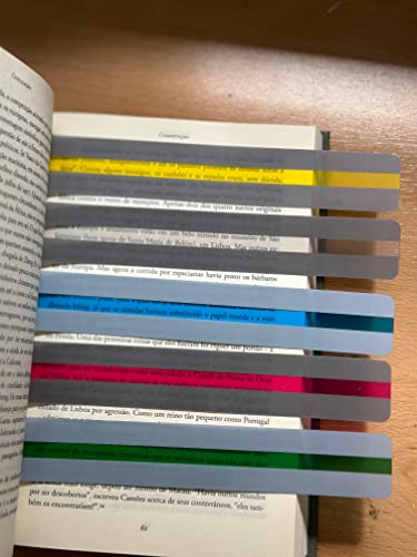 Kit com 2 Tiras de apoio a leitura guiada para dislexia e TDAH