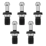 SG Store 5 Stück CAT40 45 Grad 0,594 Zoll Gewinde 5/8-11 Zoll Heavy Duty Zugbolzen Retention Knob Kompatibel mit HAAS CAT 40 CNC-Werkzeughaltern