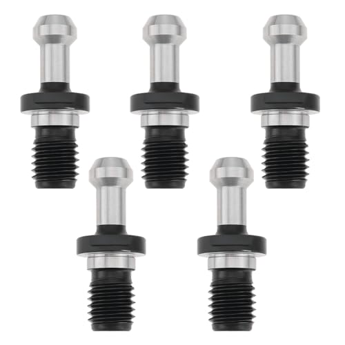 SG Store 5 Stück CAT40 45 Grad 0,594 Zoll Gewinde 5/8-11 Zoll Heavy Duty Zugbolzen Retention Knob Kompatibel mit HAAS CAT 40 CNC-Werkzeughaltern