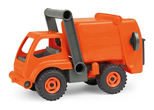 Lena 04216 - EcoActives Müllwagen mit Mülltonne, Nutzfahrzeug ca. 30 cm,...